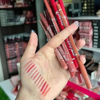 Flormar Perfect Lipliner – Long-Lasting & Intense Color | Smooth Application | Pack Of 12 Shades